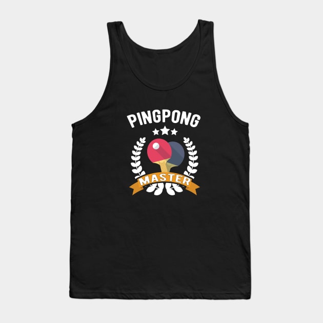 Pingpong Master Tank Top by KC Happy Shop